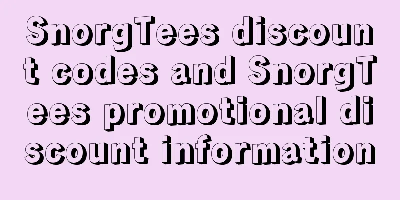 SnorgTees discount codes and SnorgTees promotional discount information