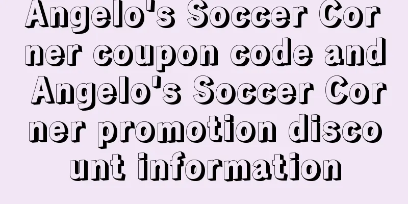 Angelo's Soccer Corner coupon code and Angelo's Soccer Corner promotion discount information