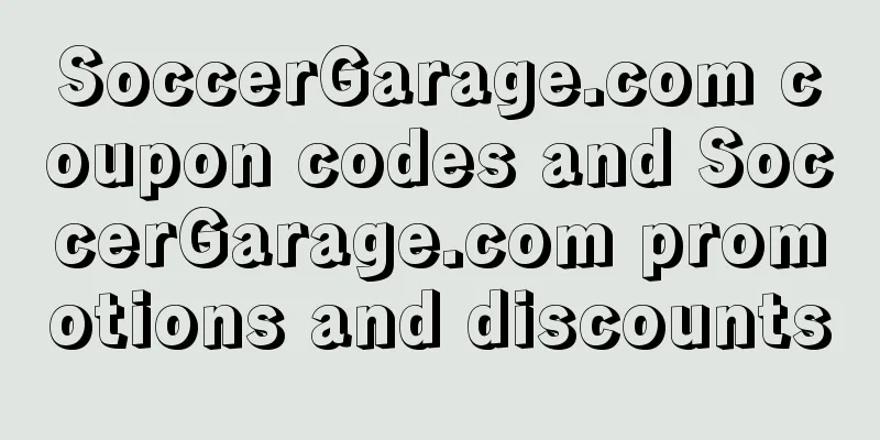 SoccerGarage.com coupon codes and SoccerGarage.com promotions and discounts