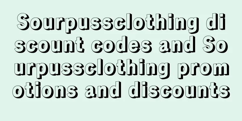 Sourpussclothing discount codes and Sourpussclothing promotions and discounts