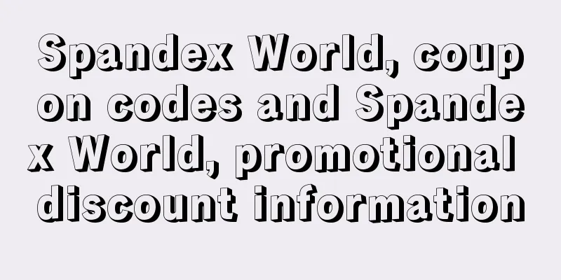 Spandex World, coupon codes and Spandex World, promotional discount information