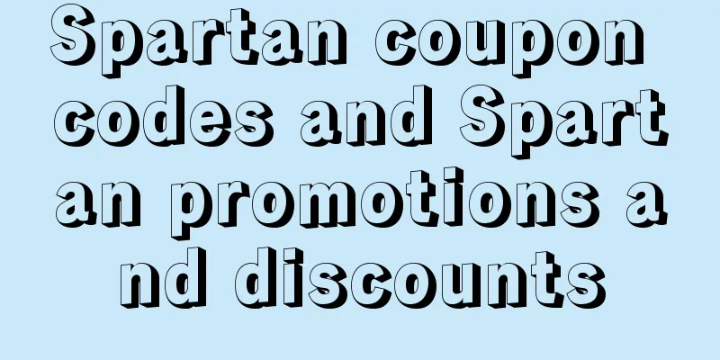 Spartan coupon codes and Spartan promotions and discounts