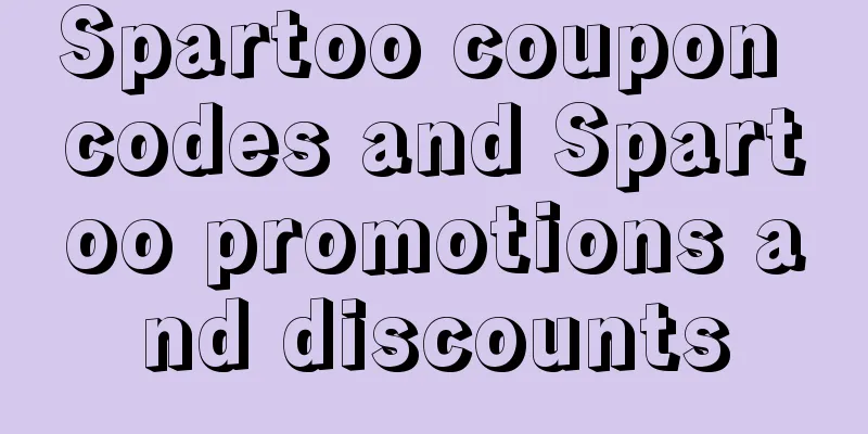 Spartoo coupon codes and Spartoo promotions and discounts