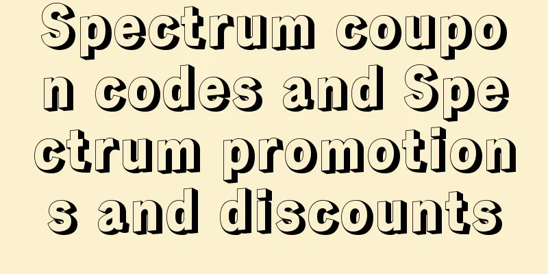 Spectrum coupon codes and Spectrum promotions and discounts