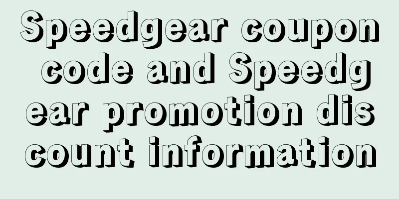 Speedgear coupon code and Speedgear promotion discount information