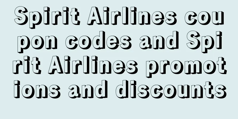 Spirit Airlines coupon codes and Spirit Airlines promotions and discounts