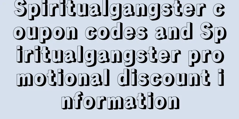 Spiritualgangster coupon codes and Spiritualgangster promotional discount information