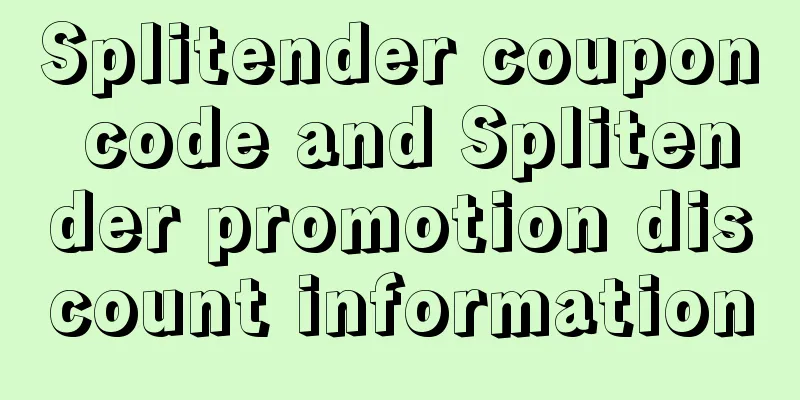 Splitender coupon code and Splitender promotion discount information