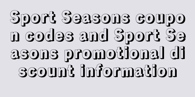 Sport Seasons coupon codes and Sport Seasons promotional discount information