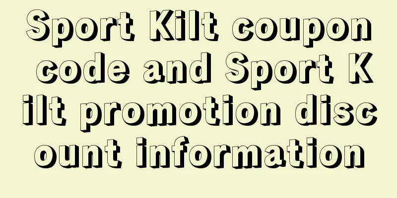 Sport Kilt coupon code and Sport Kilt promotion discount information