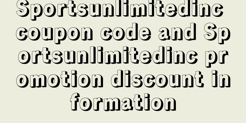 Sportsunlimitedinc coupon code and Sportsunlimitedinc promotion discount information