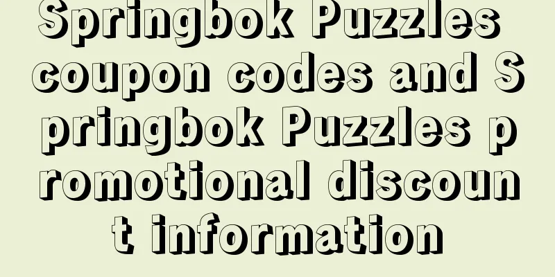 Springbok Puzzles coupon codes and Springbok Puzzles promotional discount information
