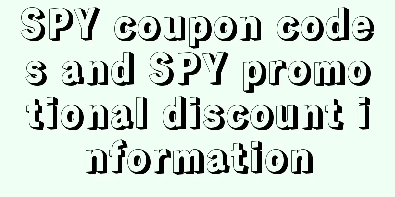 SPY coupon codes and SPY promotional discount information