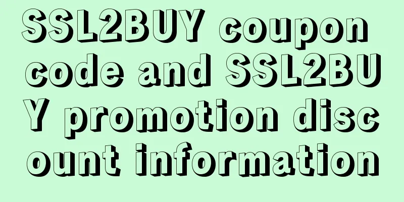 SSL2BUY coupon code and SSL2BUY promotion discount information