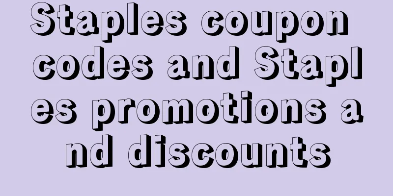 Staples coupon codes and Staples promotions and discounts