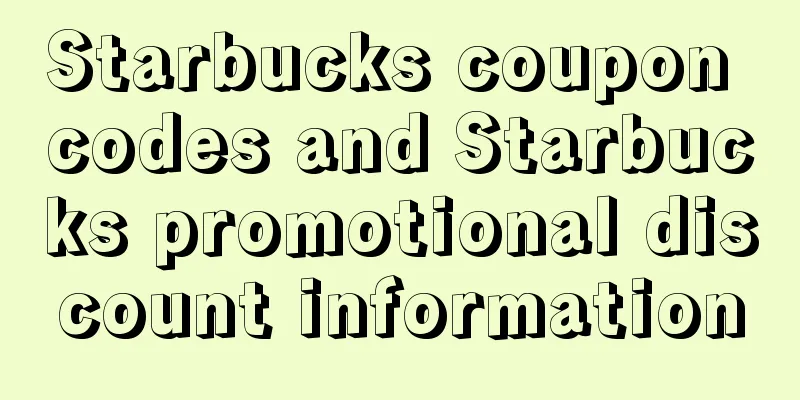 Starbucks coupon codes and Starbucks promotional discount information