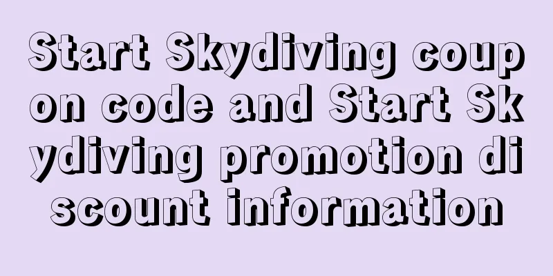 Start Skydiving coupon code and Start Skydiving promotion discount information