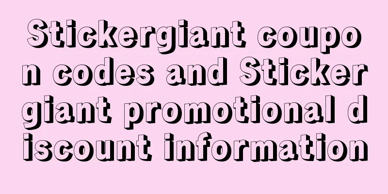 Stickergiant coupon codes and Stickergiant promotional discount information
