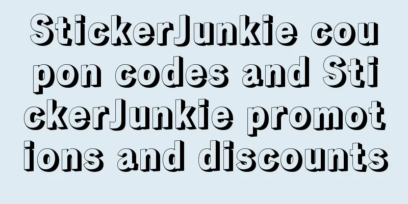 StickerJunkie coupon codes and StickerJunkie promotions and discounts