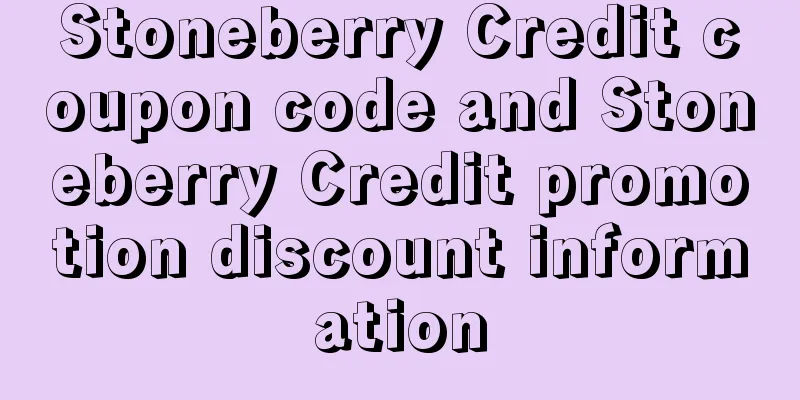 Stoneberry Credit coupon code and Stoneberry Credit promotion discount information