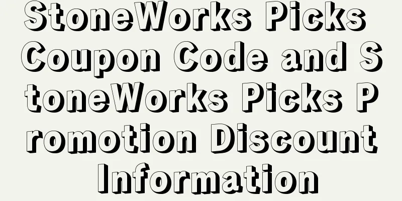 StoneWorks Picks Coupon Code and StoneWorks Picks Promotion Discount Information