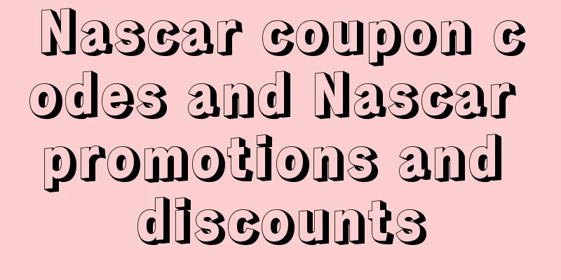 Nascar coupon codes and Nascar promotions and discounts