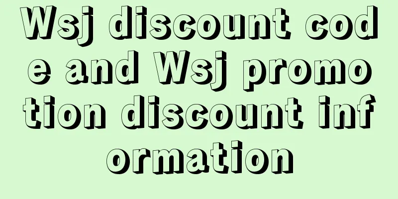 Wsj discount code and Wsj promotion discount information