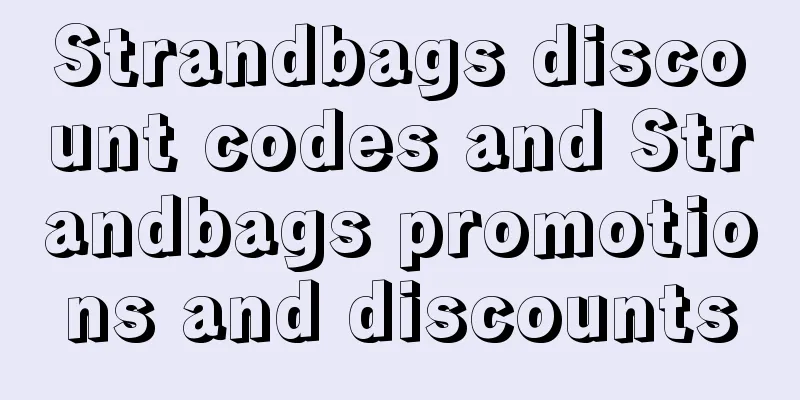 Strandbags discount codes and Strandbags promotions and discounts