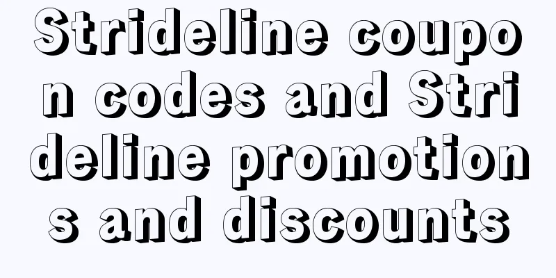 Strideline coupon codes and Strideline promotions and discounts