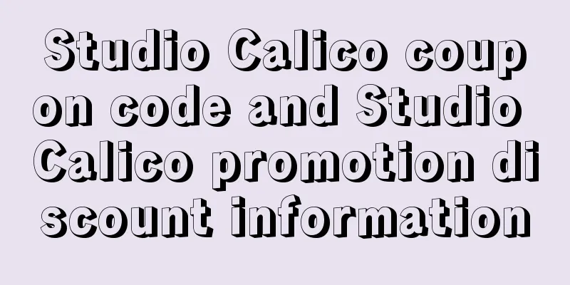 Studio Calico coupon code and Studio Calico promotion discount information