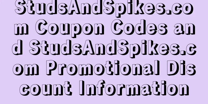 StudsAndSpikes.com Coupon Codes and StudsAndSpikes.com Promotional Discount Information