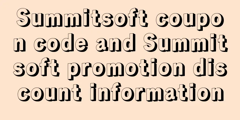 Summitsoft coupon code and Summitsoft promotion discount information
