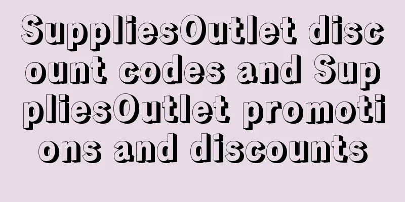 SuppliesOutlet discount codes and SuppliesOutlet promotions and discounts