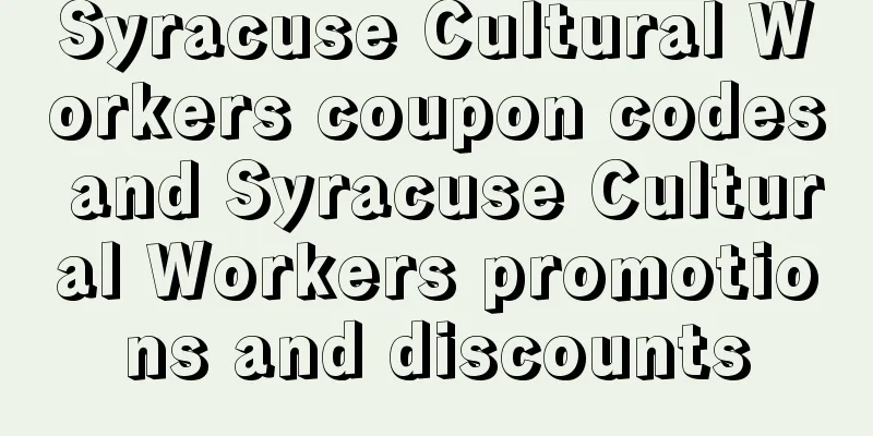 Syracuse Cultural Workers coupon codes and Syracuse Cultural Workers promotions and discounts