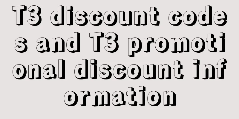 T3 discount codes and T3 promotional discount information
