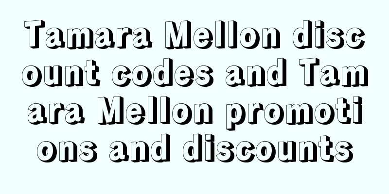 Tamara Mellon discount codes and Tamara Mellon promotions and discounts