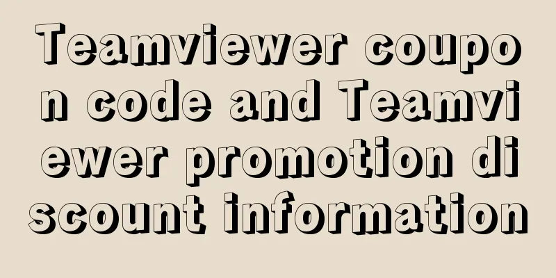 Teamviewer coupon code and Teamviewer promotion discount information