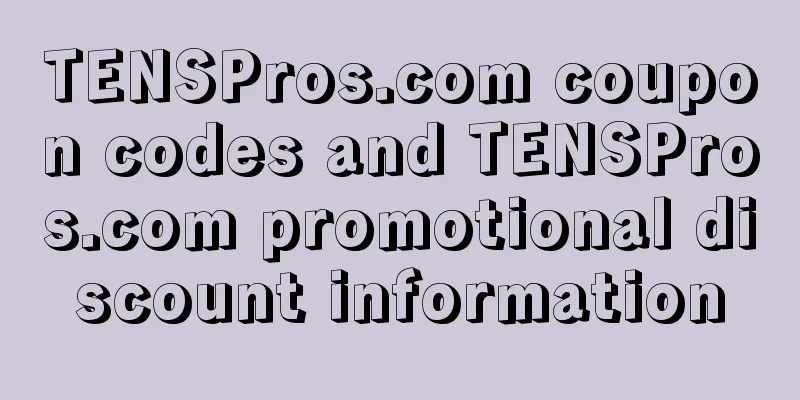 TENSPros.com coupon codes and TENSPros.com promotional discount information