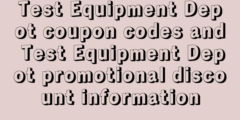 Test Equipment Depot coupon codes and Test Equipment Depot promotional discount information