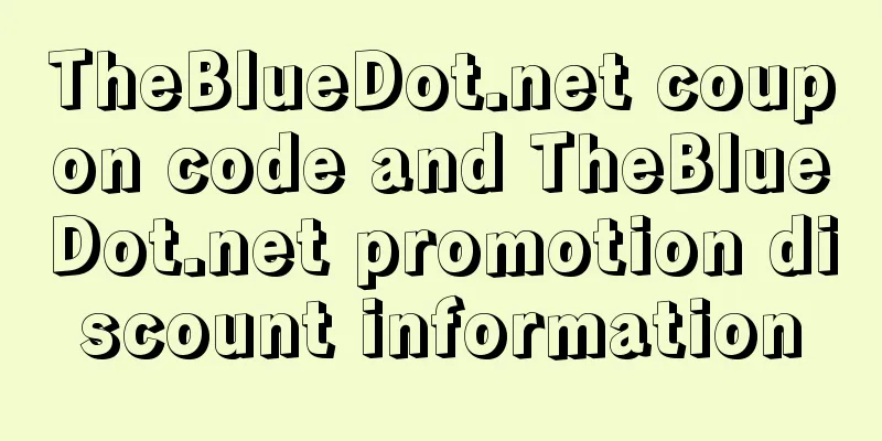 TheBlueDot.net coupon code and TheBlueDot.net promotion discount information