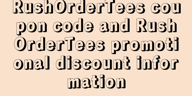 RushOrderTees coupon code and RushOrderTees promotional discount information