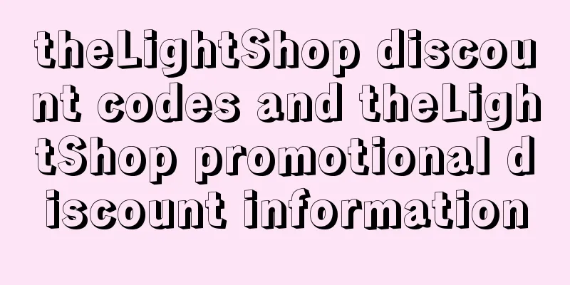 theLightShop discount codes and theLightShop promotional discount information