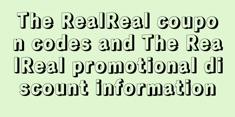 The RealReal coupon codes and The RealReal promotional discount information