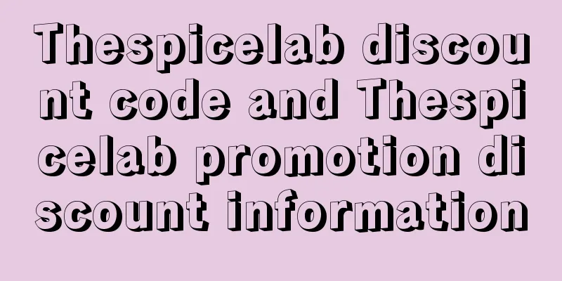 Thespicelab discount code and Thespicelab promotion discount information