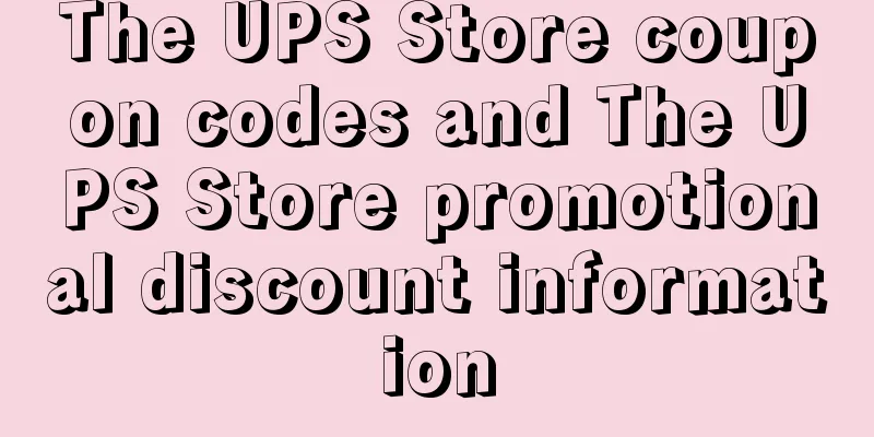 The UPS Store coupon codes and The UPS Store promotional discount information