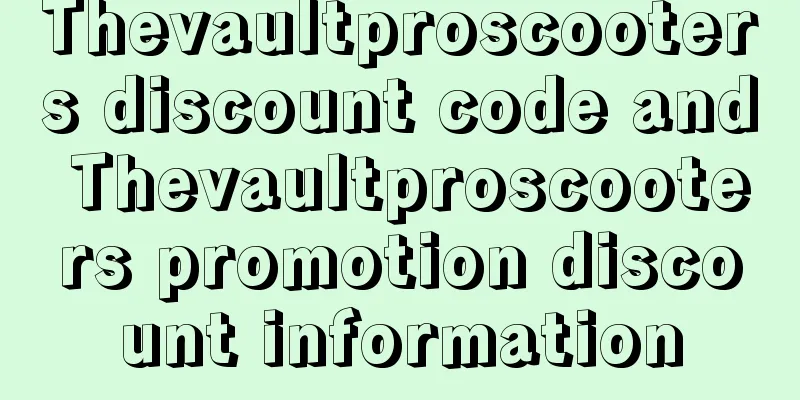 Thevaultproscooters discount code and Thevaultproscooters promotion discount information