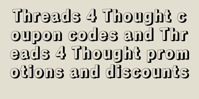 Threads 4 Thought coupon codes and Threads 4 Thought promotions and discounts