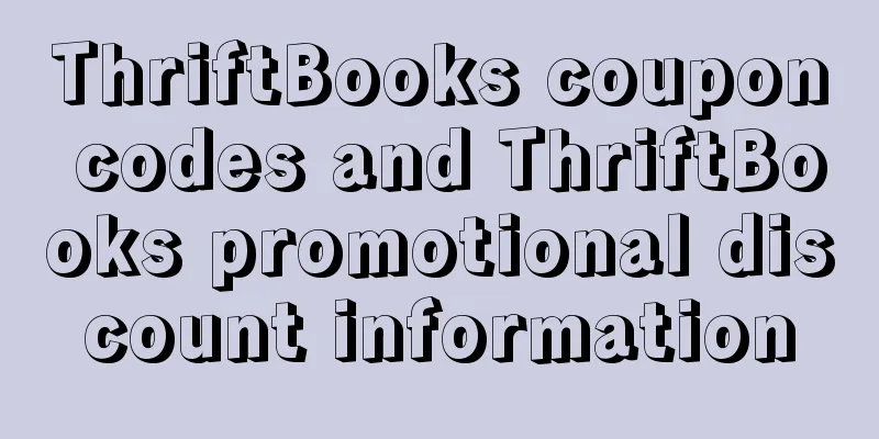ThriftBooks coupon codes and ThriftBooks promotional discount information