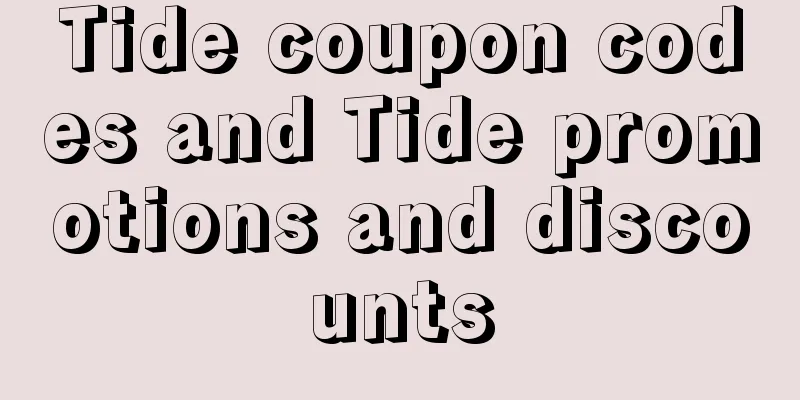 Tide coupon codes and Tide promotions and discounts
