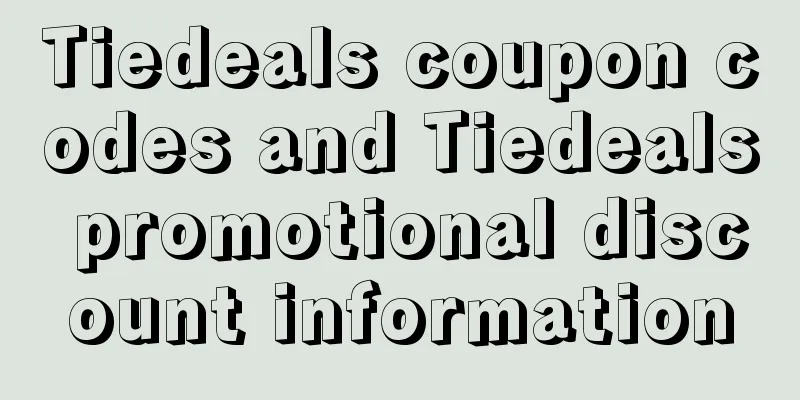 Tiedeals coupon codes and Tiedeals promotional discount information